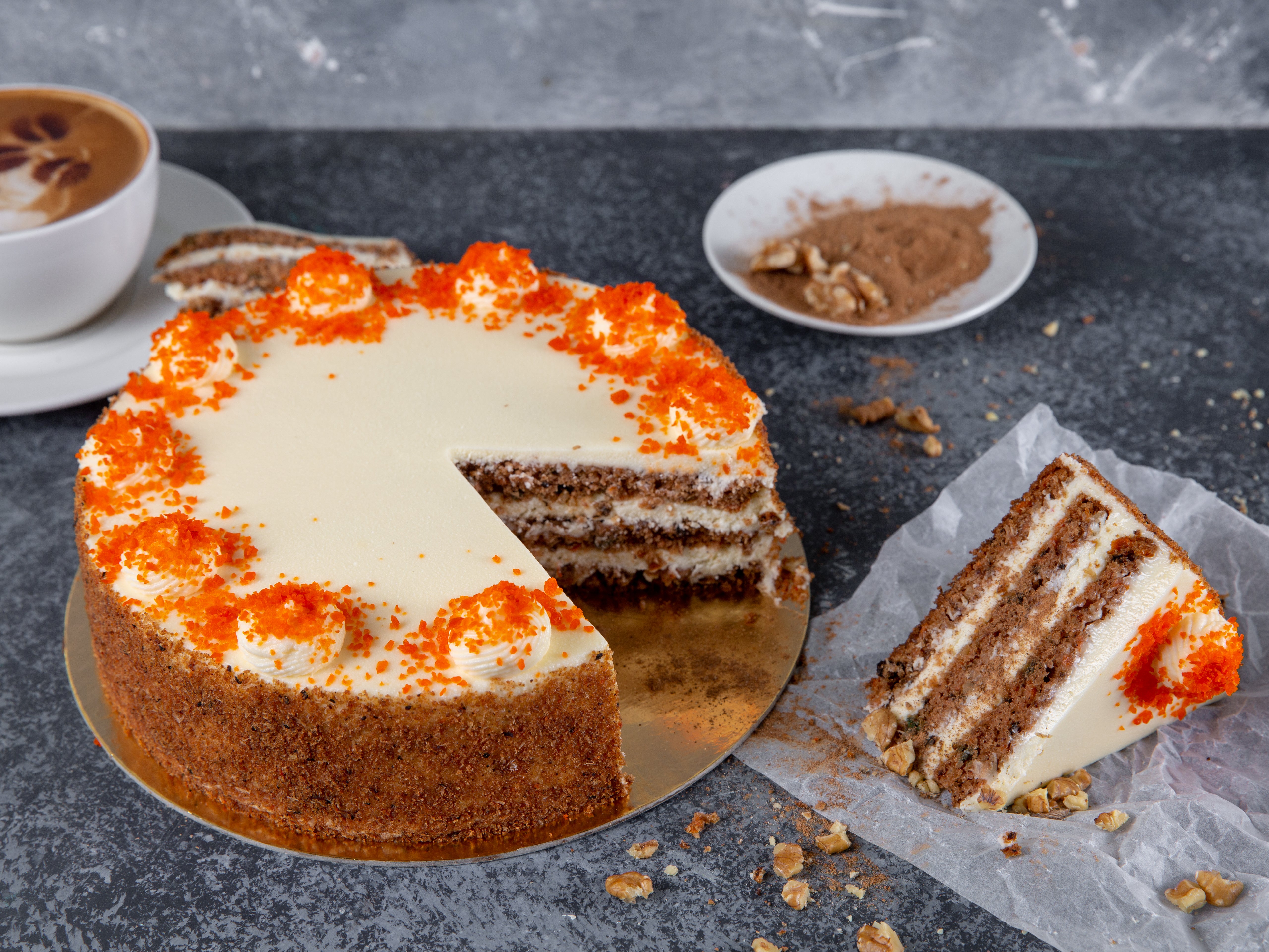 Carrot & Walnut Cake