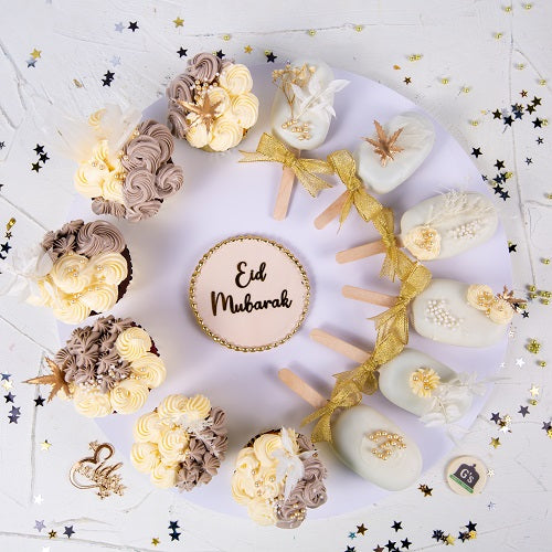 Boho Cupcake Cakesicle Eid Gift set
