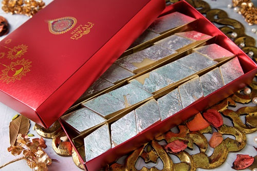Designer Red Box (1kg Kaju Katli)