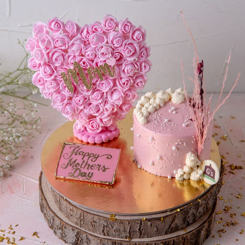 Pastel Pink Cake Set