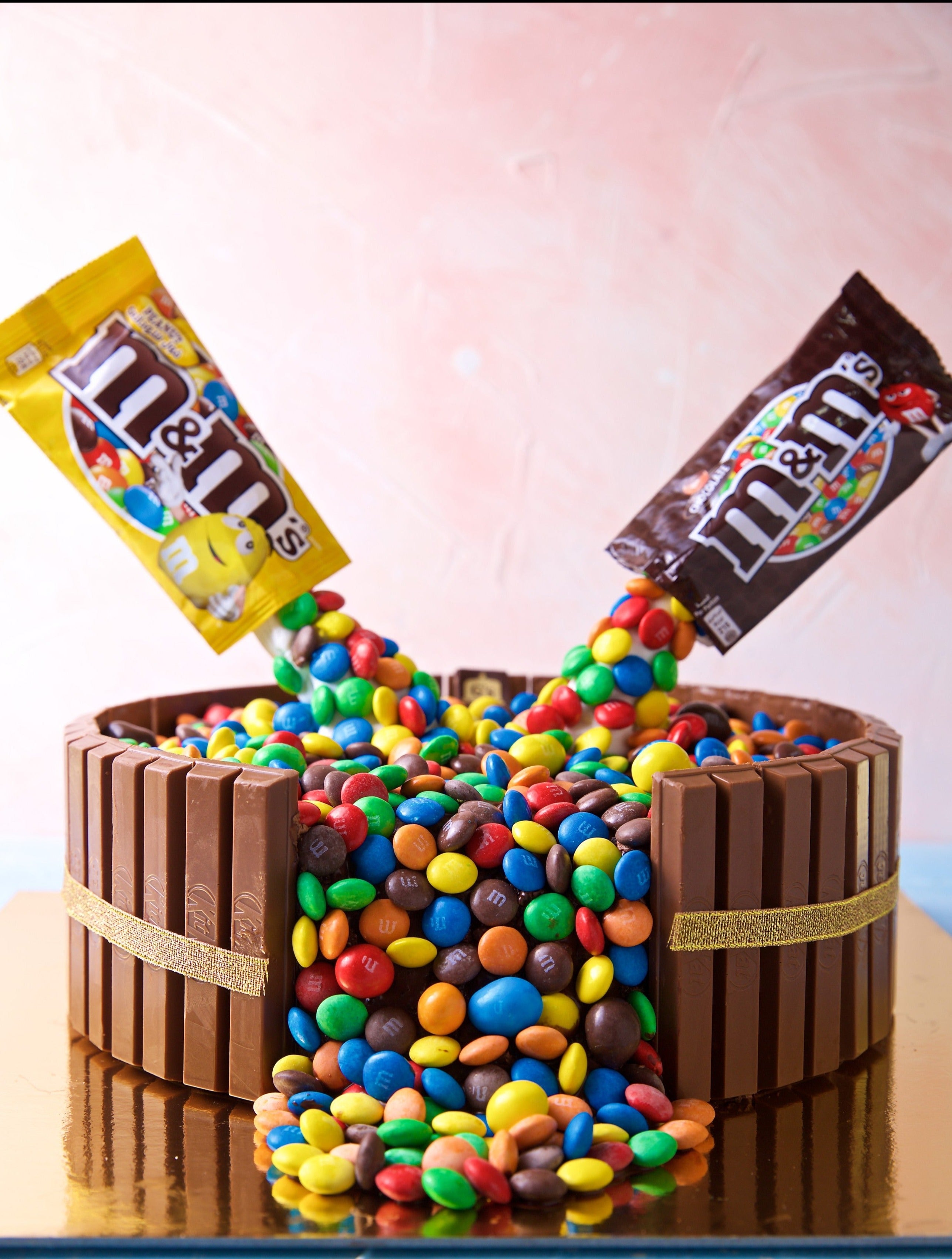 Gravity M&Ms Theme Cake