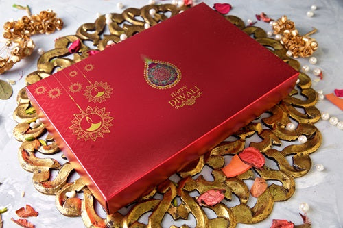 Designer Red Box (1kg Kaju Katli)