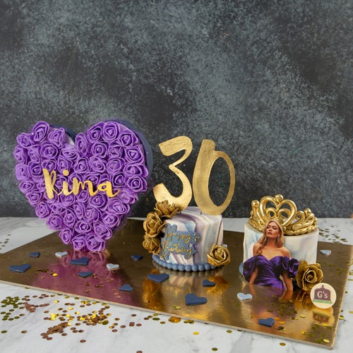 Lavender Queen Cake Set