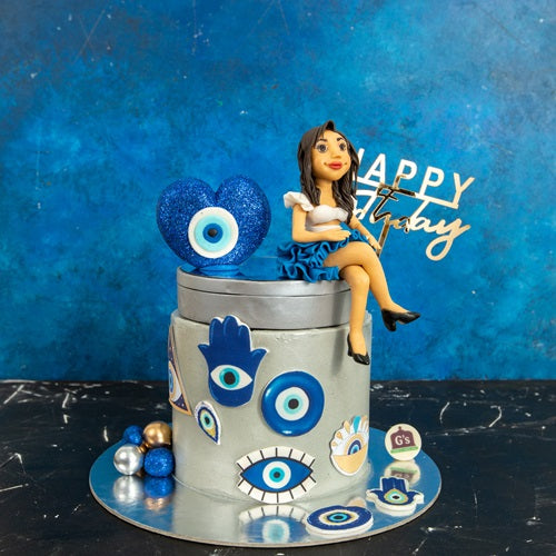 Nazar Evil Eye Cake