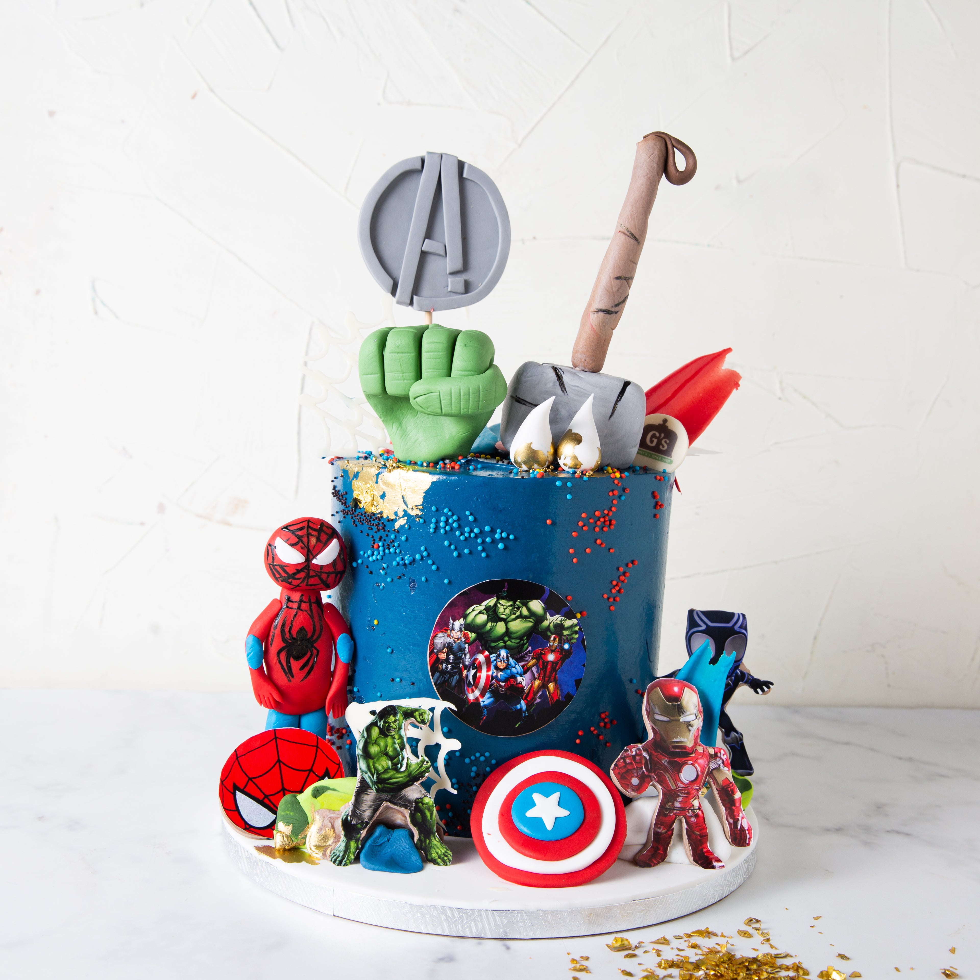 Superhero Brigade Cake