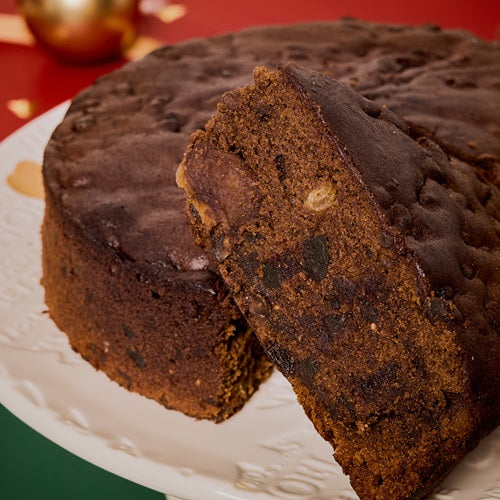 Round Plum Fruit Cake