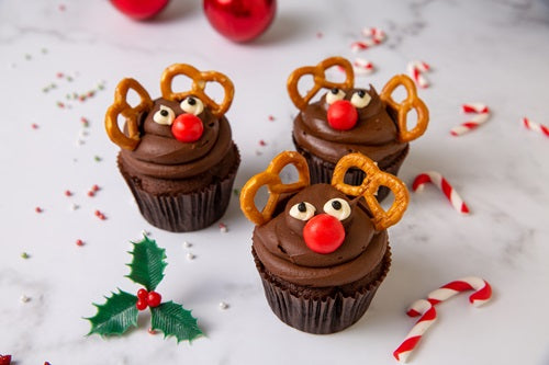 Rudolph Cupcakes (box of 6)