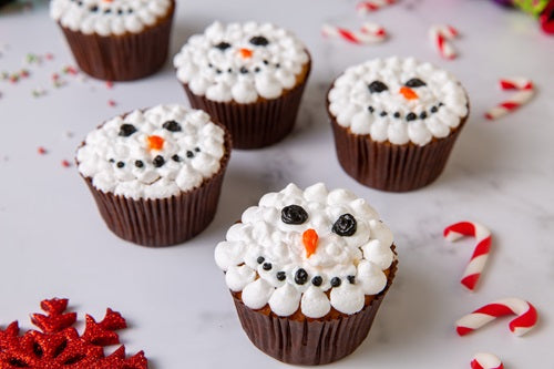 Snowman Cupcakes (box of 6)