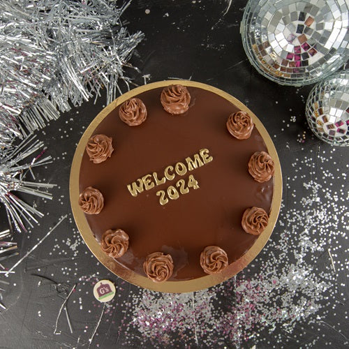 Welcome 2024 Chocolate Cake