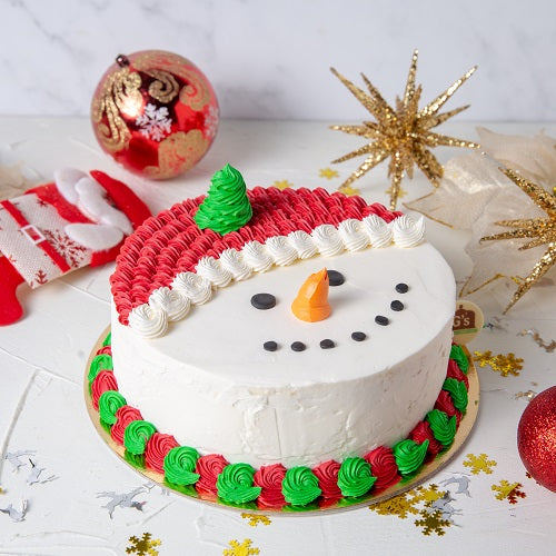 Build Me a Snowman Chocolate Cake (1 kg)